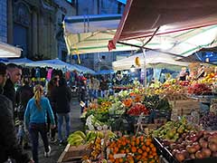 A market in Naples