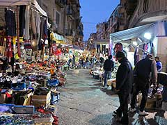 A market in Naples