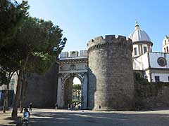the Porta Capuana of Naples, Italy