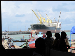 le port de Cotonou, Bénin