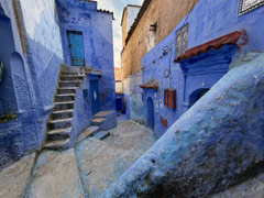 Maroc : la médina ( vieille ville ) de Chefchaouen