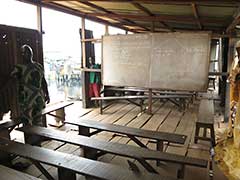 Une école primaire à Makoko