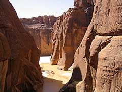 Ennedi : la guelta d'Archei