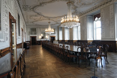 la salle à manger du palais de Christiansborg