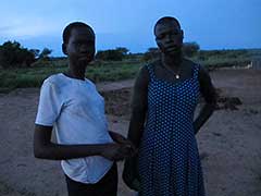 南スーダン：ロケ現場の写真