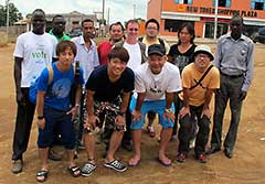 南スーダン：ロケ現場の写真
