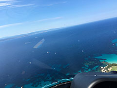 コルシカ島での撮影：コーディネーターのロケ現場の写真