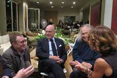 イヴリー・ギトリスとフランスの元首相ベルナール・カズヌーヴ